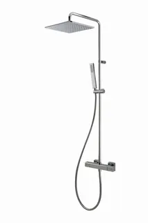 LIVING SPA Duschsäule RB 250mm soft Stabhandbrause Chrom