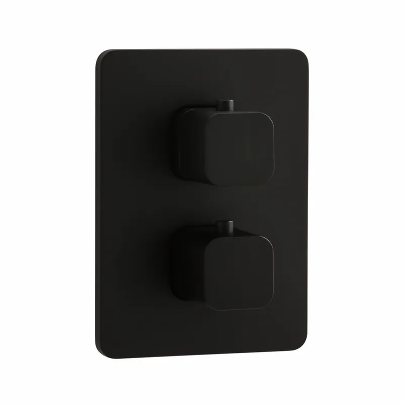 LIVING Thermostat-Farbset 2 Verbraucher soft soft Schwarz matt