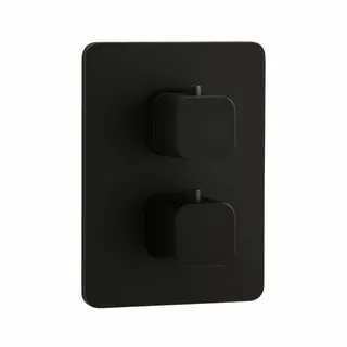LIVING Thermostat-Farbset 2 Verbraucher soft soft Schwarz matt