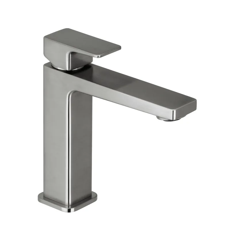 CEO iX-finish Waschtisch-Einlochbatterie M-Size ohne Ablauf Edelstahlfinish