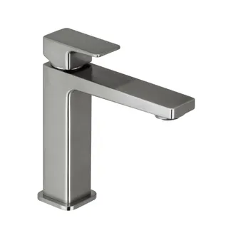 CEO iX-finish Waschtisch-Einlochbatterie M-Size ohne Ablauf Edelstahlfinish