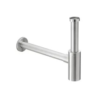 LIVING Geruchsverschluss rund Edelstahlfinish