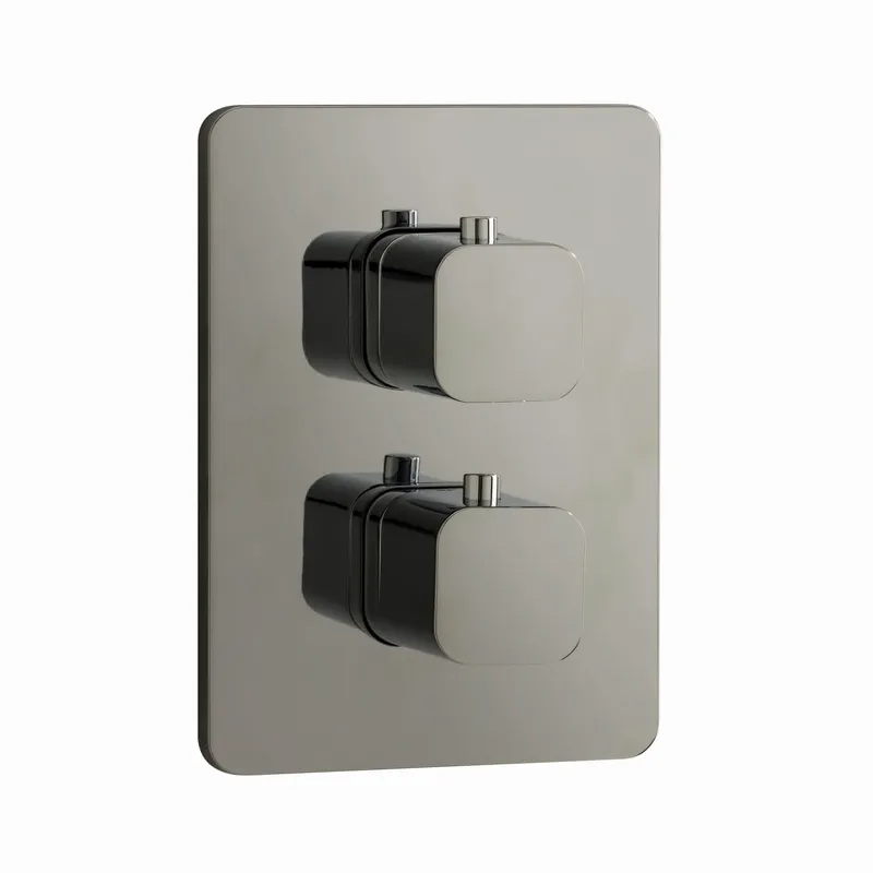 LIVING Thermostat-Farbset 2 Verbraucher soft soft Chrom