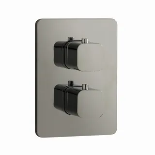 LIVING Thermostat-Farbset 2 Verbraucher soft soft Chrom