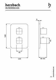 LIVING Thermostat-Farbset 2 Verbraucher soft soft Chrom – Bild 2