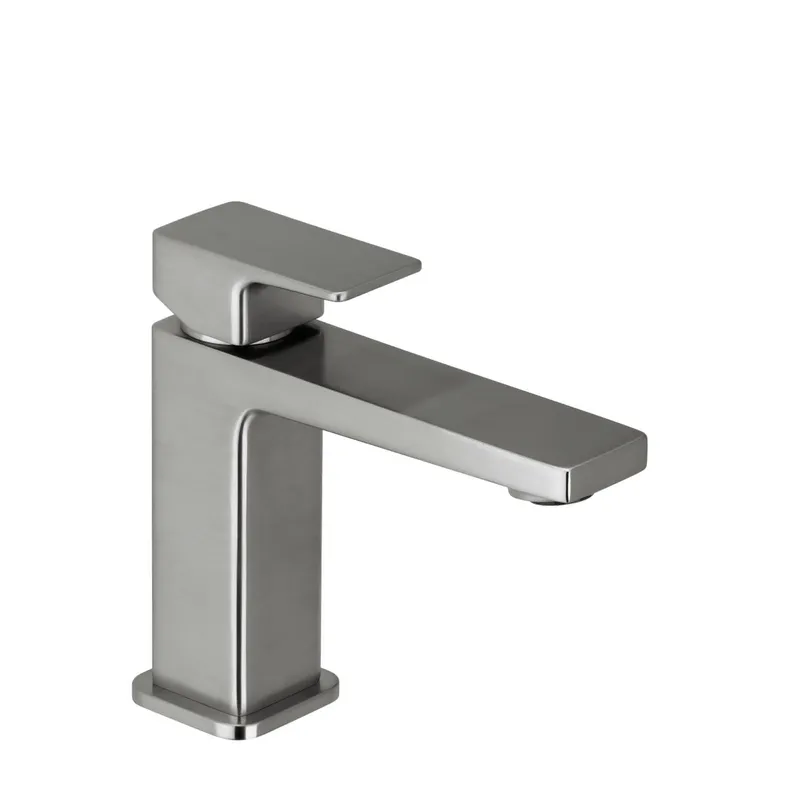 CEO iX-finish Waschtisch-Einlochbatterie S-Size ohne Ablauf Edelstahlfinish