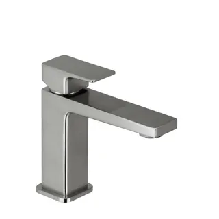 CEO iX-finish Waschtisch-Einlochbatterie S-Size ohne Ablauf Edelstahlfinish