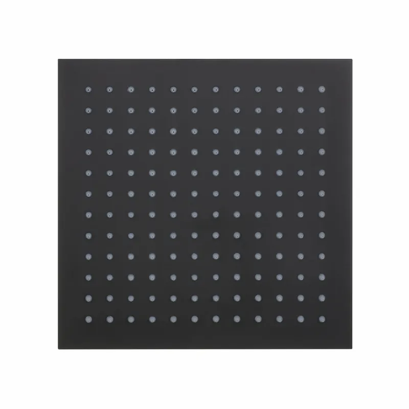 LIVING SPA Slim-Regenbrause 250x250mm Schwarz matt