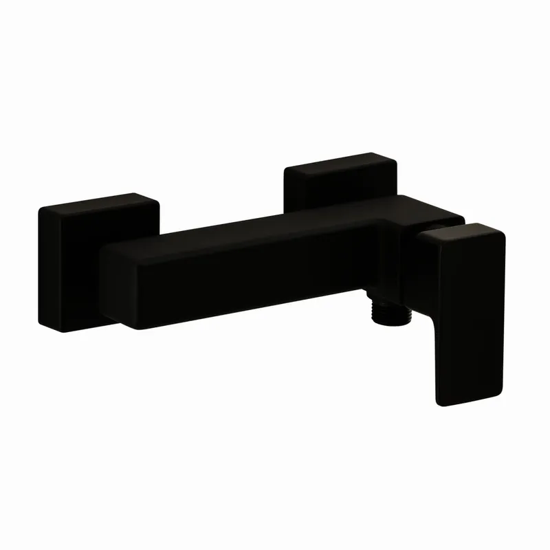 CEO BLACK Brausebatterie Aufputz Schwarz matt