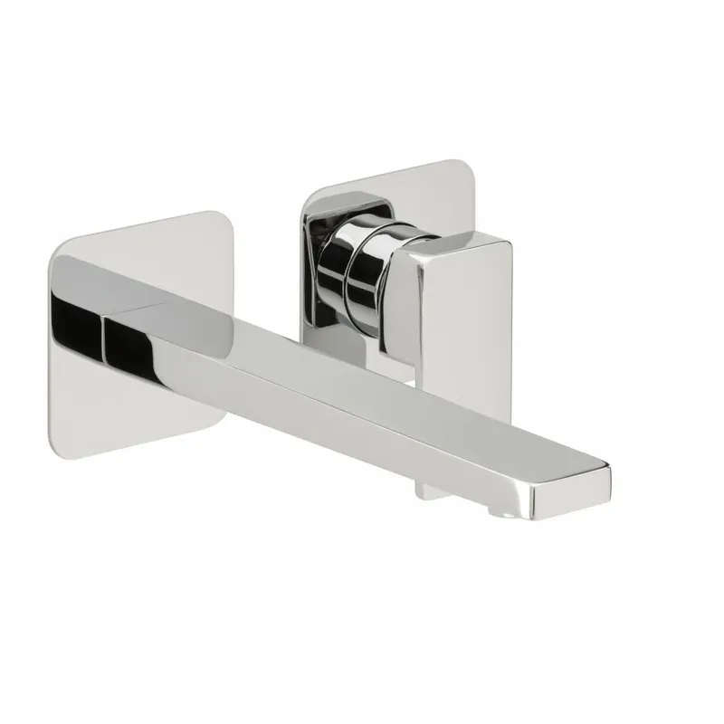 CEO Waschtisch-Wandbatterie Farbset 210mm 2 Blenden Chrom