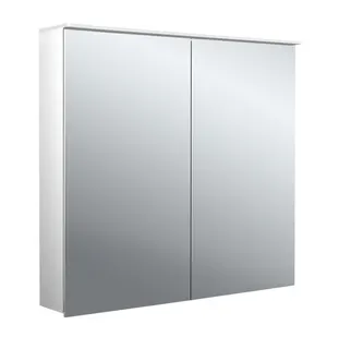 Emco Lichtspiegelschrank flat 2 06403 Aufputz, 2trg. 800 mm alu.