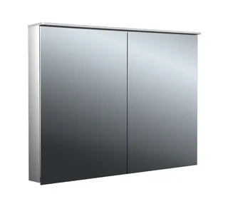 Emco Lichtspiegelschrank flat 2 06404 Aufputz, 2trg. 1000 mm alu.