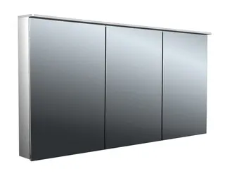 Emco Lichtspiegelschrank flat 2 06406 Aufputz, 3trg. 1400 mm alu.