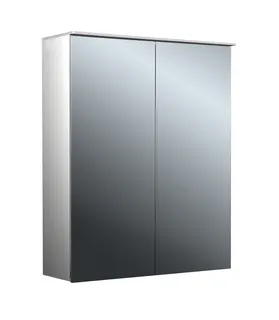 Emco Lichtspiegelschrank pure 2 05402 Aufputz, 2trg. 600 mm alu.