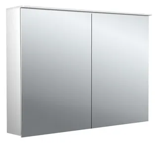 Emco Lichtspiegelschrank pure 2 05404 Aufputz, 2trg. 1000 mm alu.