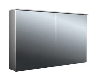 Emco Lichtspiegelschrank pure 2 05405 Aufputz, 2trg. 1200 mm alu.