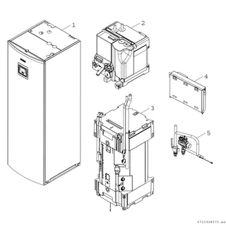 BOSCH Luft/Wasser-Wärmepumpe Compress CS3400iAWS 10 M, Inneneinh. mit Speicher – Bild 3