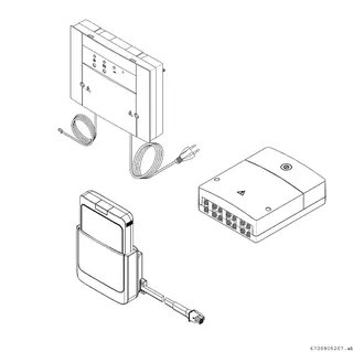 BOSCH Zubehör für Split-Wärmepumpen Set K 30 RF, WLAN-Internetmodul – Bild 3