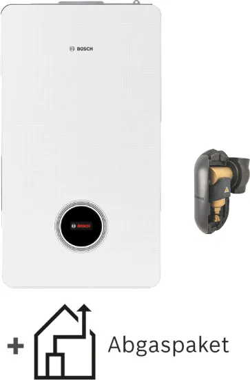 BOSCH Badewanne-Standardpaket BOPA ST GC98WA010 GC9800iWA 30 P 23, Abgas C33x rot