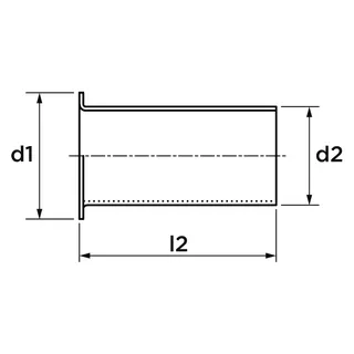 AIPS VSH Super Stützhülse d22 x 1,0 MS – Bild 2