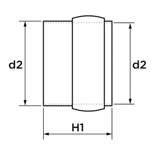 AIPS VSH Super-Blue Klemmring d28x3/4 (DN20) – Bild 2