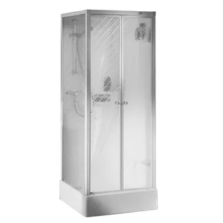 Roth Komplettdusche Tempo 811 PS EHM 2tlg.Flügeltür/2 transparente SW – Bild 2