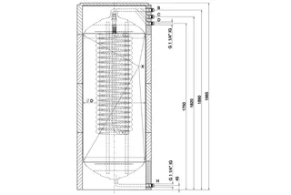 Roth Thermotank Quadroline TQ-TW 325 mit Zirkulationsrückführung – Bild 5