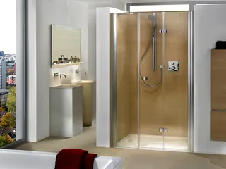 Roth Glasdusche Laguna Maxi-Wave S3F Falttür 2tlg.für Nische mit SW in Flucht – Bild 5