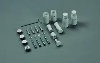 Zubehör Wand-Montagezubehör, weiß für Zehnder Forma Spa