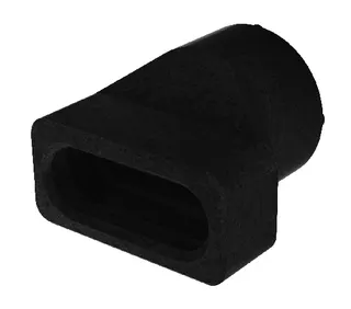 ZE Übergang ComfoFit Therm DN90-flat 51 Da: 120 mm, schw, EPP, m. Dicht.