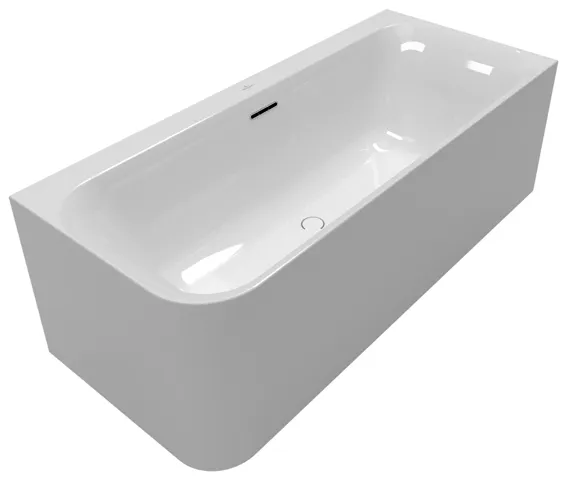 Villeroy & Boch Vorwand-Badewanne Loop&Friends LSF 1800x800 x600mm SQUARE rechte Ausführung we Alpin
