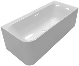 Villeroy & Boch Vorwand-Badewanne Loop&Friends LSF 1800x800 x600mm SQUARE rechte Ausführung we Alpin – Bild 2