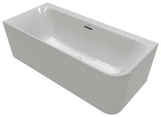 Villeroy & Boch Vorwand-Badewanne Loop&Friends LSF 1800x800 x600mm SQUARE linke Ausführung we Alpin