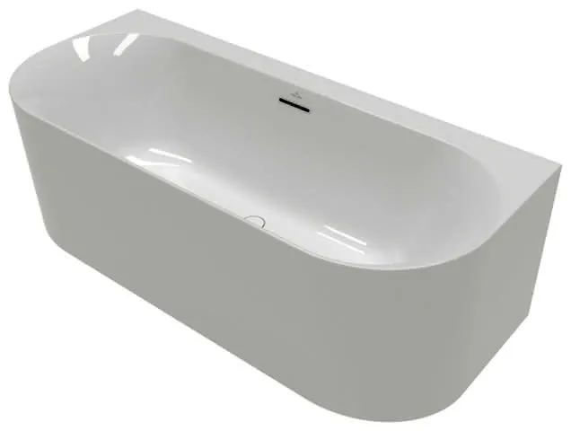 Villeroy & Boch Vorwand-Badewanne Loop&Friends LOF 1800x800x600mm OVAL Weiß Alpin
