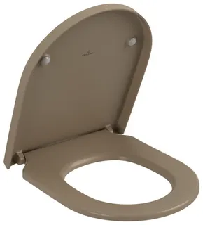 Villeroy & Boch WC-Sitz Subway 3.0 374x438x42mm ov SoftClosing QuickRelease Almond cplus – Bild 2