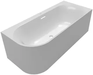 Villeroy & Boch Vorwand-Badewanne Loop&Friends LOF 1800x800 x600mm OVAL rechte Ausführung StoneWhite