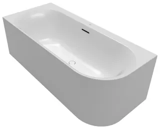 Villeroy & Boch Vorwand-Badewanne Loop&Friends LOF 1800x800 x600mm OVAL linke Ausführung Stone White – Bild 2