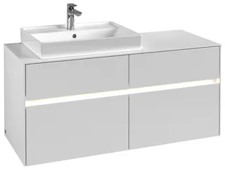 VB WTUS Collaro B0 1200x548x500mm m. Bel. 4 Ausz. WT li White Matt
