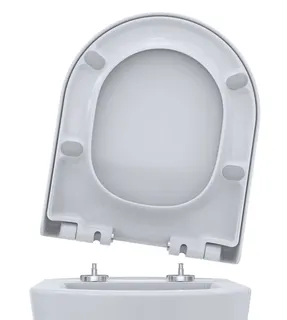 sanibel 3001-WC-Sitz PLUS A23 SLIM rund m.D. Absenkautom Steckbef abnehmbar weiß
