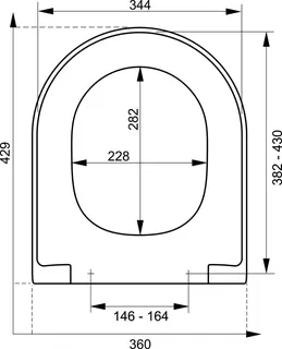 sanibel 3001-WC-Sitz PLUS A23 SLIM rund m.D. Absenkautom Steckbef abnehmbar weiß – Bild 2