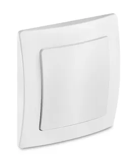 Schalter EIN/AUS, zweipolig 5W, Farbe: weiss