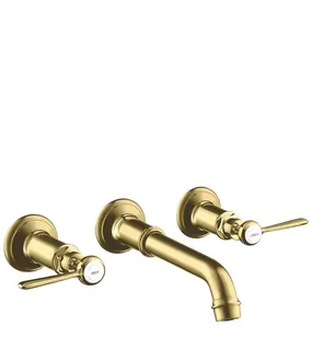HG 3-Loch Waschtischarmatur Axor Montreux Wand Fertigset Hebelgriff BB