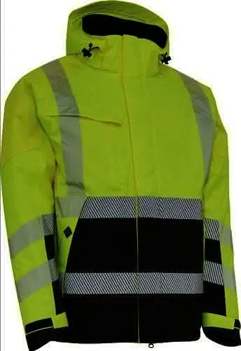 Warnschutz-Winterjacke VISIBLE XTREME Gr .XXL warngelb/schwarz ELKA RAINWEAR