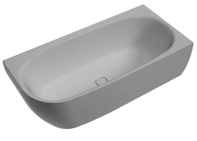 Hoesch Badewanne iSensi Eck 1600x750 Monolith re. mit Überlauf, ang. Sch.