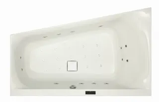 Hoesch WP Largo 3691&Reviva II Power+Air Weiß/verchromt/Motor re./li.