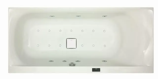 Hoesch WP Thasos 3748&Laola II Whirl+Air Weiß/verchromt/Motor rechts