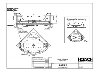 Hoesch WP iSensi Eck 1500x1500&Laola II Weiß/verchromt/Motor re./li. – Bild 2