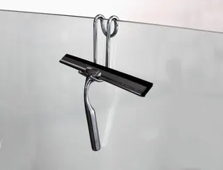 Hoesch Zubehör Duschabzieher mit Haken Chrom – Bild 2