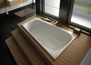 Hoesch Badewanne iSensi Trapez 1700x1000 rechts Weiß – Bild 2