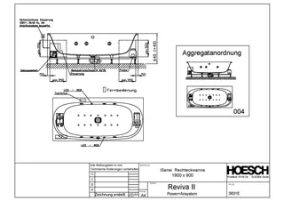 Hoesch WP iSensi Rechteck 1900x900 Reviva II, Weiß/verchromt/Motor re/li – Bild 2